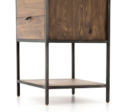 Graham Open Bookcase with Drawers (24")