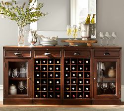 Modular Bar Buffet With Double Wine Grid (72")
