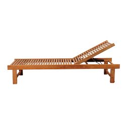 Neo Teak Outdoor Single Chaise Lounge