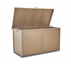 Outdoor Cushion Storage Cabinet, Seacoast