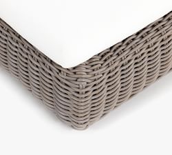 Whitehawk Wicker Woven Outdoor Chaise Lounge