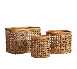 Abel Open Weave Rattan Baskets