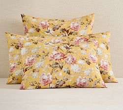 Ansley Yellow Floral Duvet Shams