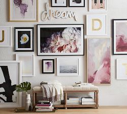 Antiqued Beveled Mirror Dream Sign