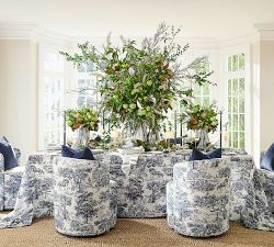 Brandon Maxwell Groveland Toile Tablecloth