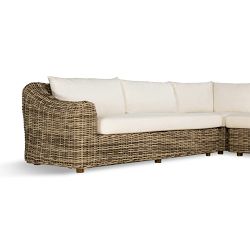 Dunemere Woven 3-Piece Outdoor Sectional (121.5")