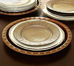 Hammered Bronze Charger Plate