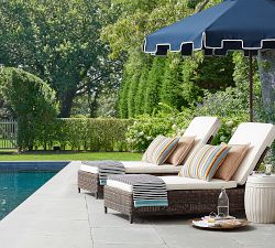 Outdoor Personalized Paolo Striped Pillow