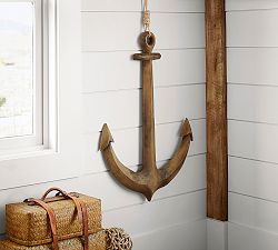 Wooden Anchor Wall Art