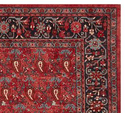 Brooks Printed Rug Swatch - Red Multi