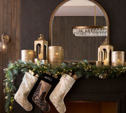 Open Box: Lit Faux Eucalyptus and Pine Wreath &amp; Garland