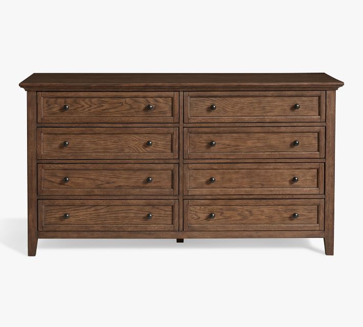 Hudson 8-Drawer Dresser, Hewn Oak | Pottery Barn