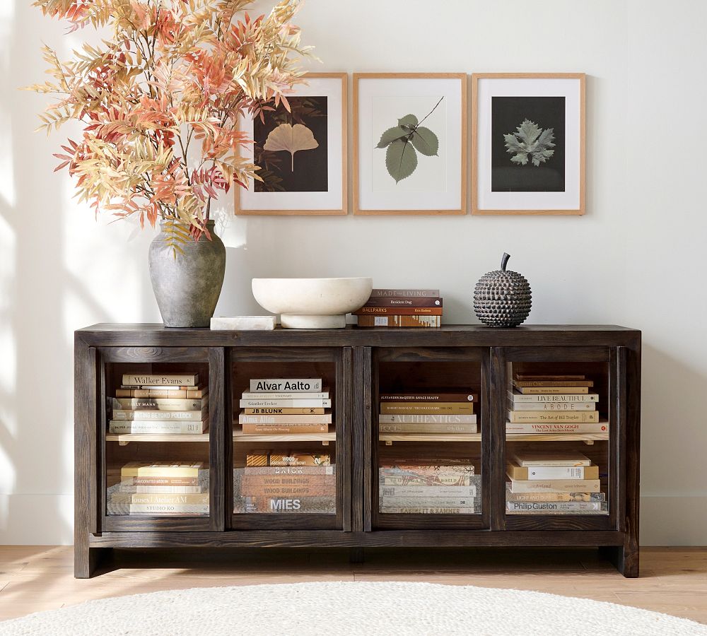 Folsom Glass Media Console (73