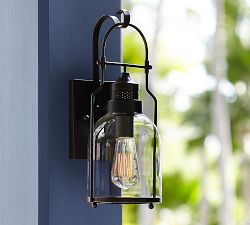 Taylor Outdoor Metal Sconce (16'')