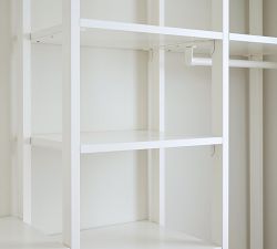 Essential Walk-In Closet by Hold Everything, 5' Hanging System with Shelves​