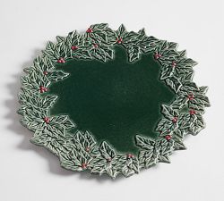 Holly Serving Platter