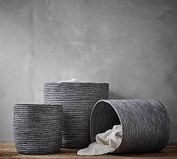 Kiel Rope Weave Baskets - Gray