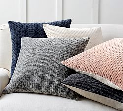 Stonewashed Cross-Stitched Pillow Cover