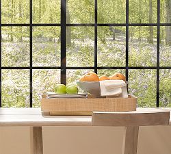 Tripoli Handcrafted Footed Tray