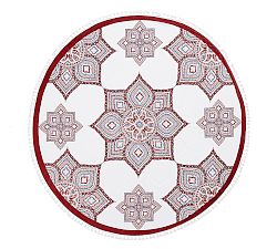 Amaia Round Beach Towel - Red