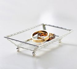 Antique Silver Display Tray