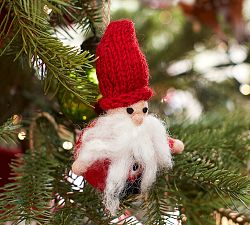 Felt Mini Santa Ornament