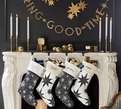 The Emily &amp; Meritt Black &amp; White Stockings