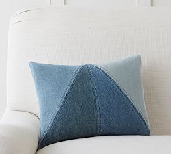 The Emily &amp; Meritt Shades of Denim Boudoir Pillow
