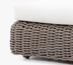 Whitehawk Wicker Woven Outdoor Chaise Lounge