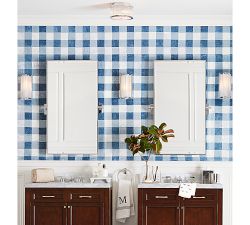 Danlyn Glass Rod Flushmount