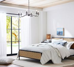 Jacquard Reversible Striped Pillow