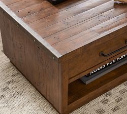 Novato Rectangular Reclaimed Wood Coffee Table
