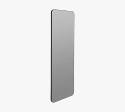 Slim Profile Rounded Edge Floor Mirror