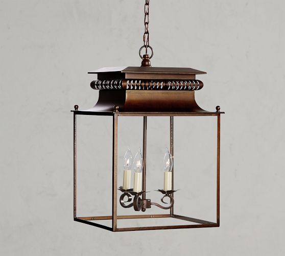 Bolton Metal Lantern Pendant (16")