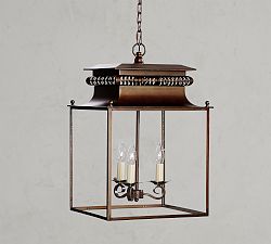 Bolton Metal Lantern Pendant (16")