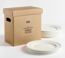 Caterer's Box Outdoor Melamine Dinner Plates - Set of 12