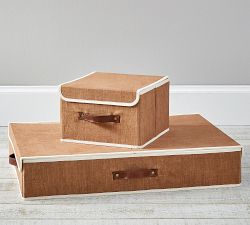 Essential Canvas Foldable Storage Bins