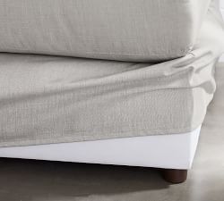 Jake Slipcovered 2-Piece Double Chaise Outdoor Sectional (120")