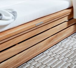 Madera Teak Outdoor Daybed with Canopy