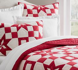 Patchwork Star Quilt &amp; Shams