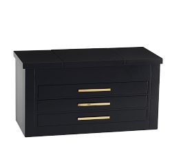 Open Box: Stella Jewelry Boxes - Black