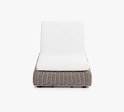 Whitehawk Wicker Woven Outdoor Chaise Lounge