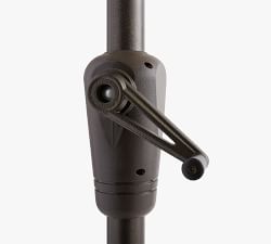 10' Rectangular Outdoor Patio Umbrella &ndash; Rustproof Aluminum Tilt Frame