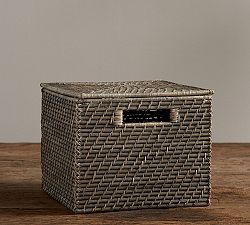 Cassie Tightweave Lidded File Bin