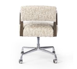 Jasper Upholstered Swivel Desk Chair