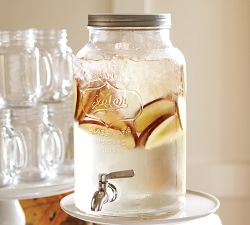 Mason Jar Glass Drink Dispenser