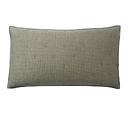 Open Box: European Flax Linen Waffle Quilted Sham, King Set of 2 - Loden