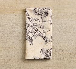 Paradise Palm Cotton/Linen Napkins - Set of 4