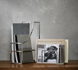 Polished Nickel Magazine Holder