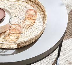 Sloan Concrete Round Nesting Outdoor Coffee Tables